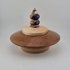 Sm Cherry/Maple Lidded