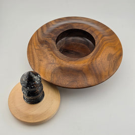Sm Wal/Maple Lid Vessel