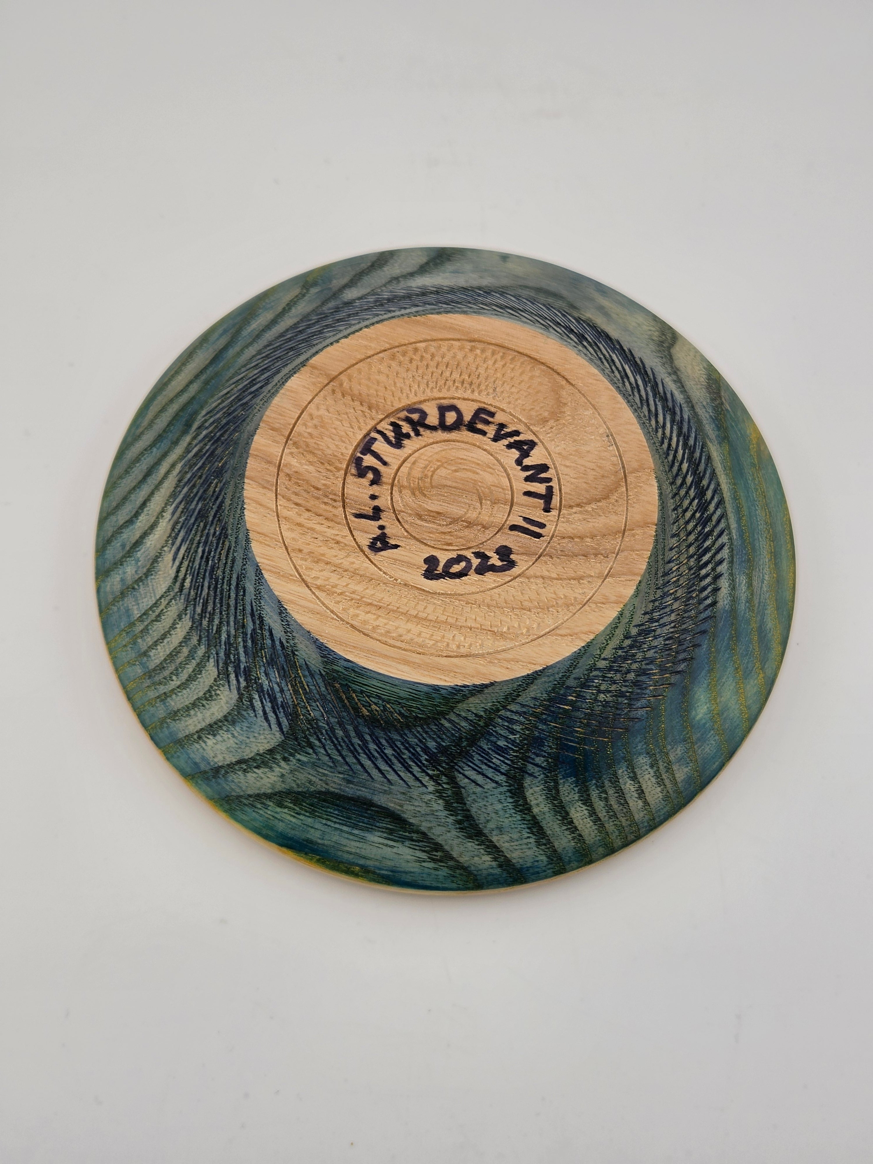 Yellow/Turquoise Small Bowl