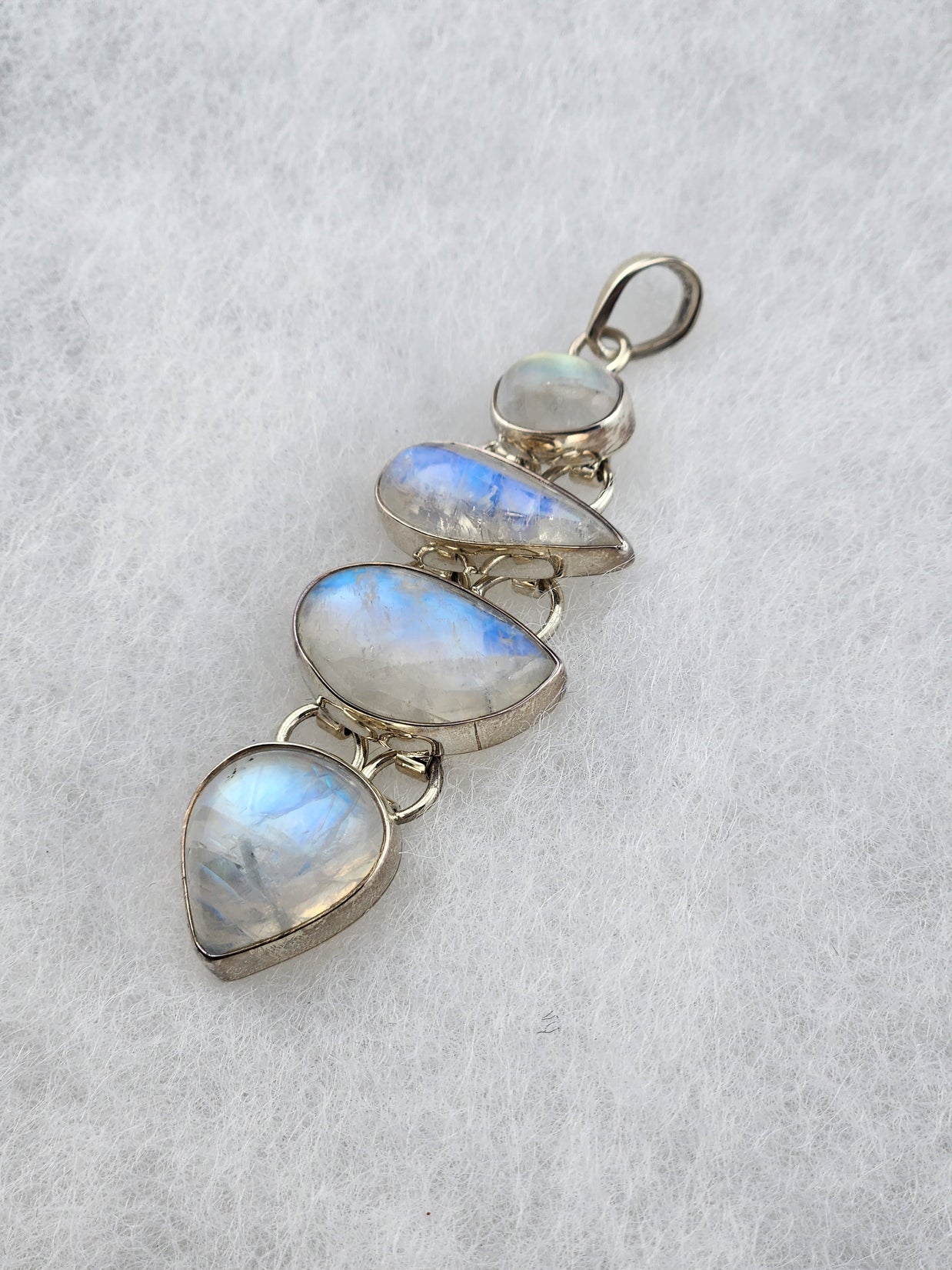 Four Moonstone Pendant