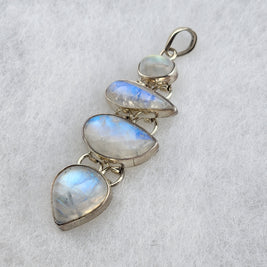 Four Moonstone Pendant