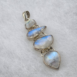 Four Moonstone Pendant
