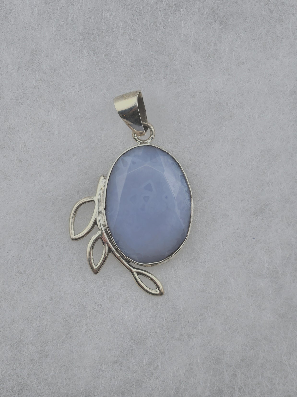 Blue Lace Agate Pendant
