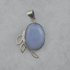 Blue Lace Agate Pendant