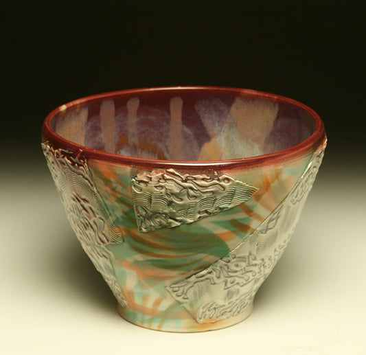 Big Green & Purple Bowl