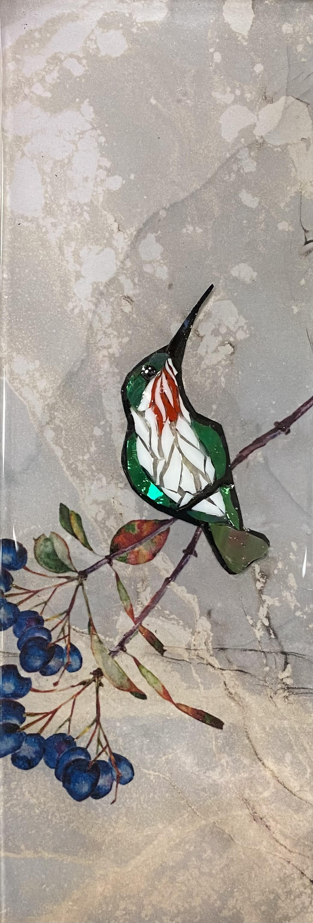 Hummingbird on Blueberry Twig